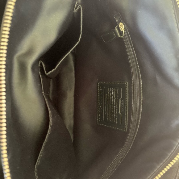 Coach Chelsea Jayden Black Leather Handbag Satchel Shoulder Bag - Picture 8 of 13